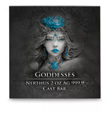 Germania Mint Goddesses: Nerthus 2 oz Ag 999.9 Cast Bar