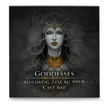 Germania Mint Goddesses: Gullweig 2 oz Ag 999.9 Cast Bar