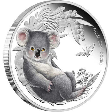 2011 Bush Babies Koala 1/2oz Silver Coloured Proof 50c Coin
