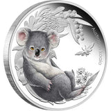 2011 Bush Babies Koala 1/2oz Silver Coloured Proof 50c Coin