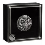 2022 Chinese Myths and Legends Dragon 2oz Silver Antiqued Coin