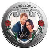 2018 Royal Wedding Prince Harry and Meghan 1oz Silver Proof Coin