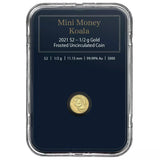 2021 Mini Money Koala $2 Gold Frosted Uncirculated Coin