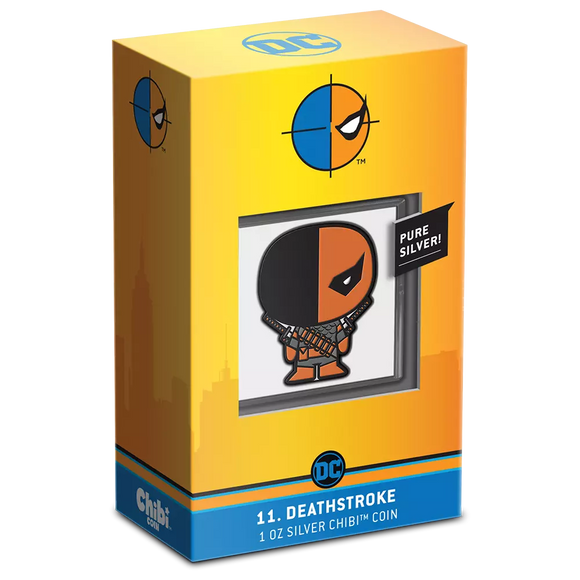 2021 Chibi DC Comics Series – DEATHSTROKE™ 1oz Silver Coin