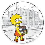 2019 The Simpsons - Lisa 1oz Silver Coloured Proof Coin