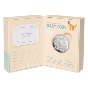 2024 $5 Fine Silver Proof Baby Coin Limited Edition Toy Kangaroo