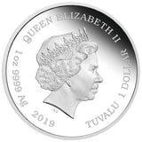 2019 The Simpsons - Lisa 1oz Silver Coloured Proof Coin