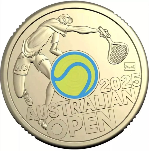 2025 Men’s Australian Open Yellow $2 Privy Coin