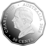 2026 50c Australia Christmas Decoration Colour Silver Coin