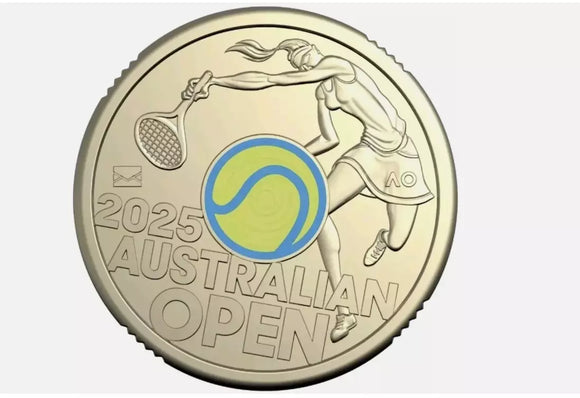 2025 Women's Australian Open Yellow $2 Privy Coin
