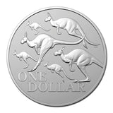 2020 $1 Kangaroo Series Red Kangaroo 1oz Silver Coin Frosted UNC