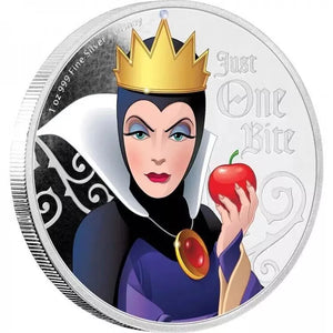 2018 $2 Disney Villains Evil Queen 1oz Silver Coin