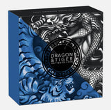 2021 Dragon & Tiger with Bagua 2oz Silver Antiqued Coin