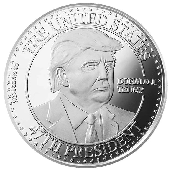 2024 Trump 47th President 1oz Silver Round