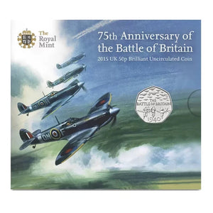 2015 GB 75th Anniversary of the Battle of Britain 50p BU Coin