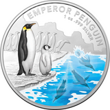 2023 Emperor Penguin $5 1oz Coloured Silver Proof Coin