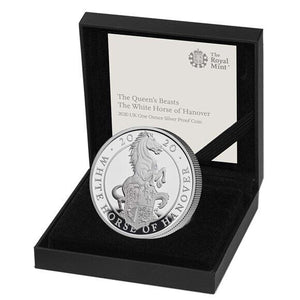 2020 Queen's Beasts White Horse of Hanover 1oz Silver Proof Coin