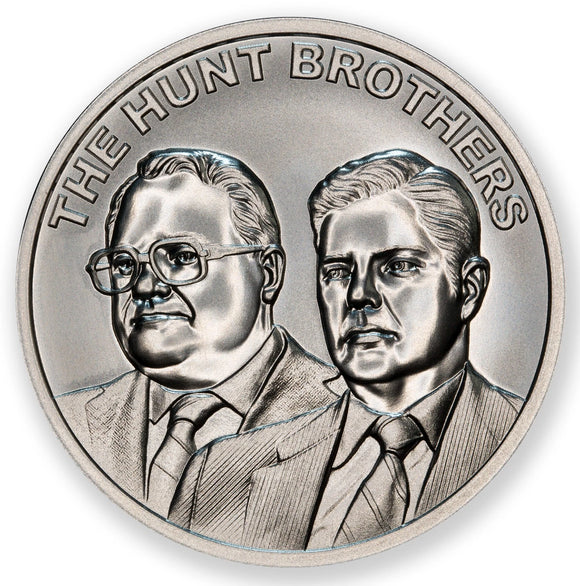 The Hunt Brothers 1oz Silver Art Round