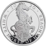 2020 Queen's Beasts White Horse of Hanover 1oz Silver Proof Coin