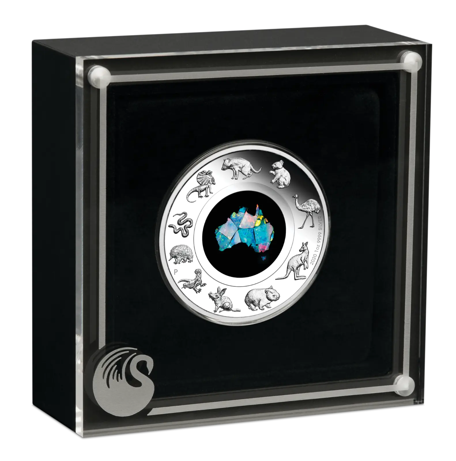 2020 1oz Silver Proof $1 Coin Great Southern Land Opal – Thompsons