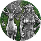 2023 10 Mark Valkyries Ostara Ultra High Relief Germania Mint 2oz Silver Coin