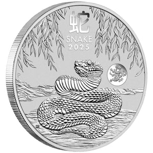 2025 Lunar Year of the Snake 1oz Silver Bullion Coin Dragon Privymark