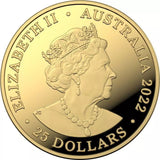 2022 Bounding Kangaroo 1/5oz Gold Proof Coin