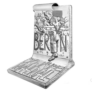 2019 30th Anniversary Fall of The Berlin Wall 22.2 Gram Silver Proof Coin 20 Euro Coin