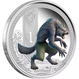 2013 Mythical Creatures Werewolf 1oz Silver Proof Coin