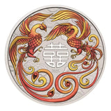 2025 $1 Chinese Myths & Legends Double Phoenix Red 1oz Silver Coloured BU Coin