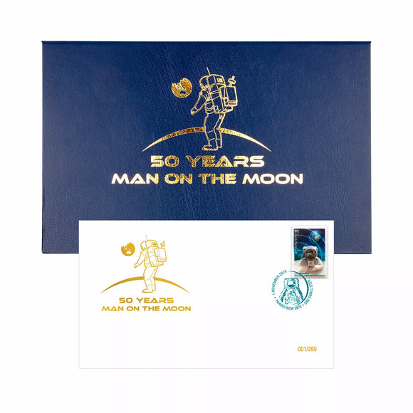 2019 50th Anniversary of the Moon Landing 3d Stamp Cover