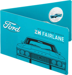 2017 50c Ford Classic - 1976 ZH Fairlane Marquis UNC Coin in Card