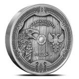 2025 10 Mark Valkyries Arnhild Ultra High Relief Germania Mint 2oz Silver Coin
