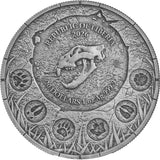 2026 Republic of Liberia Megafauna: Cave Lion Oblivion 20 Dollars 1oz Silver BU
