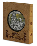 2024 10 Mark Valkyries Solveig Ultra High Relief Germania Mint 2oz Silver Coin