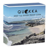 2023 1oz Silver Coloured Quokka Coin