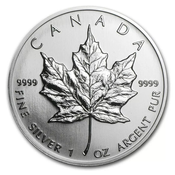 Canada 1993 Maple 1oz Silver Coin BU