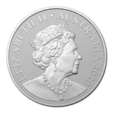 2020 Red Kangaroo Frosted Uncirculated 1oz Silver Coin