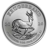 South Africa 2026 1oz Silver Krugerrand Bullion Coin