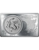2025 Chinese 1oz Silver Dragon Coin with 2oz Silver Bar Premium Edition Set
