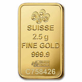 PAMP Suisse Lady Fortuna Minted 2.5 gram Gold Bar