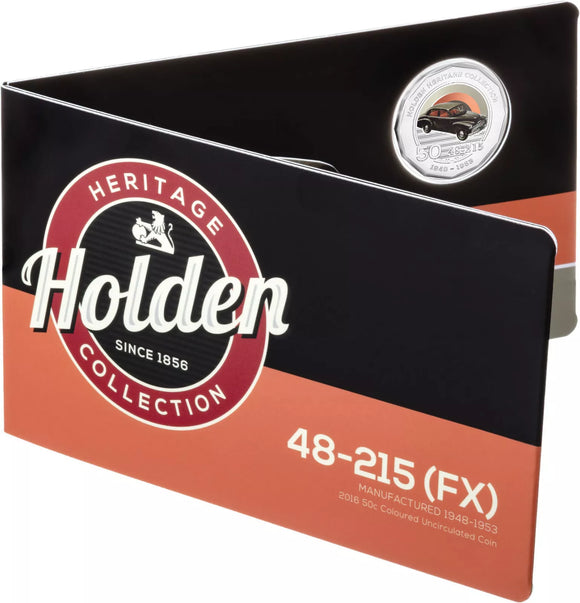 2016 50c Holden Heritage 48-215 (FX) Coin in Card