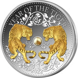 2022 Fiji $10 - Lunar Year of the Tiger Coin