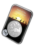 2026 $1 Kangaroo Series - Mob Of Six Roos 1oz Silver Frosted Unc Coin