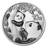 China 2021 Panda 30 gram Silver Coin