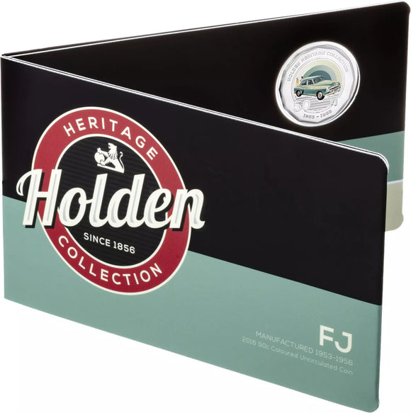 2016 50c Holden Heritage FJ Coin in Card