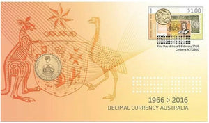 2016 $1 50th Anniversary of Decimal Currency Changeover PNC