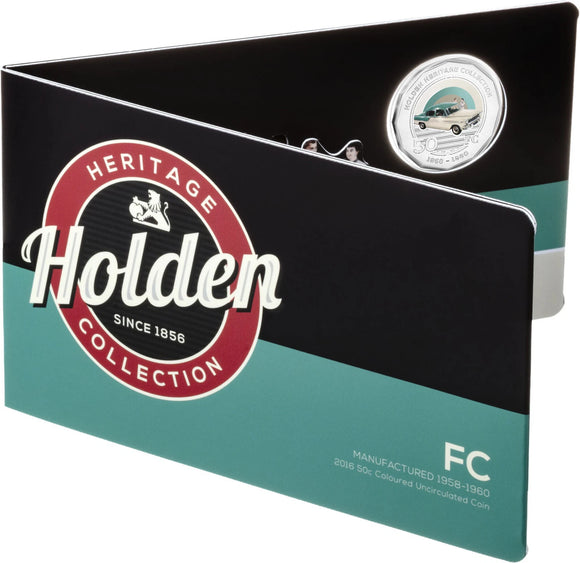 2016 50c Holden FC Coin in Card