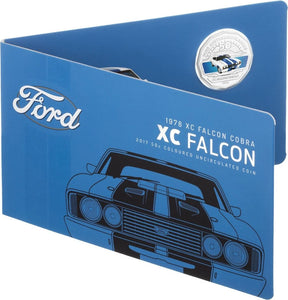 2017 50c Ford Classic -1978 XC Falcon Cobra UNC Coin in Card