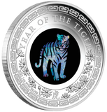 2022 Australia Opal Series Lunar Year of the Tiger 1oz Silver Proof Coin